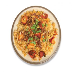 Chicken Tikka Biryani Plate